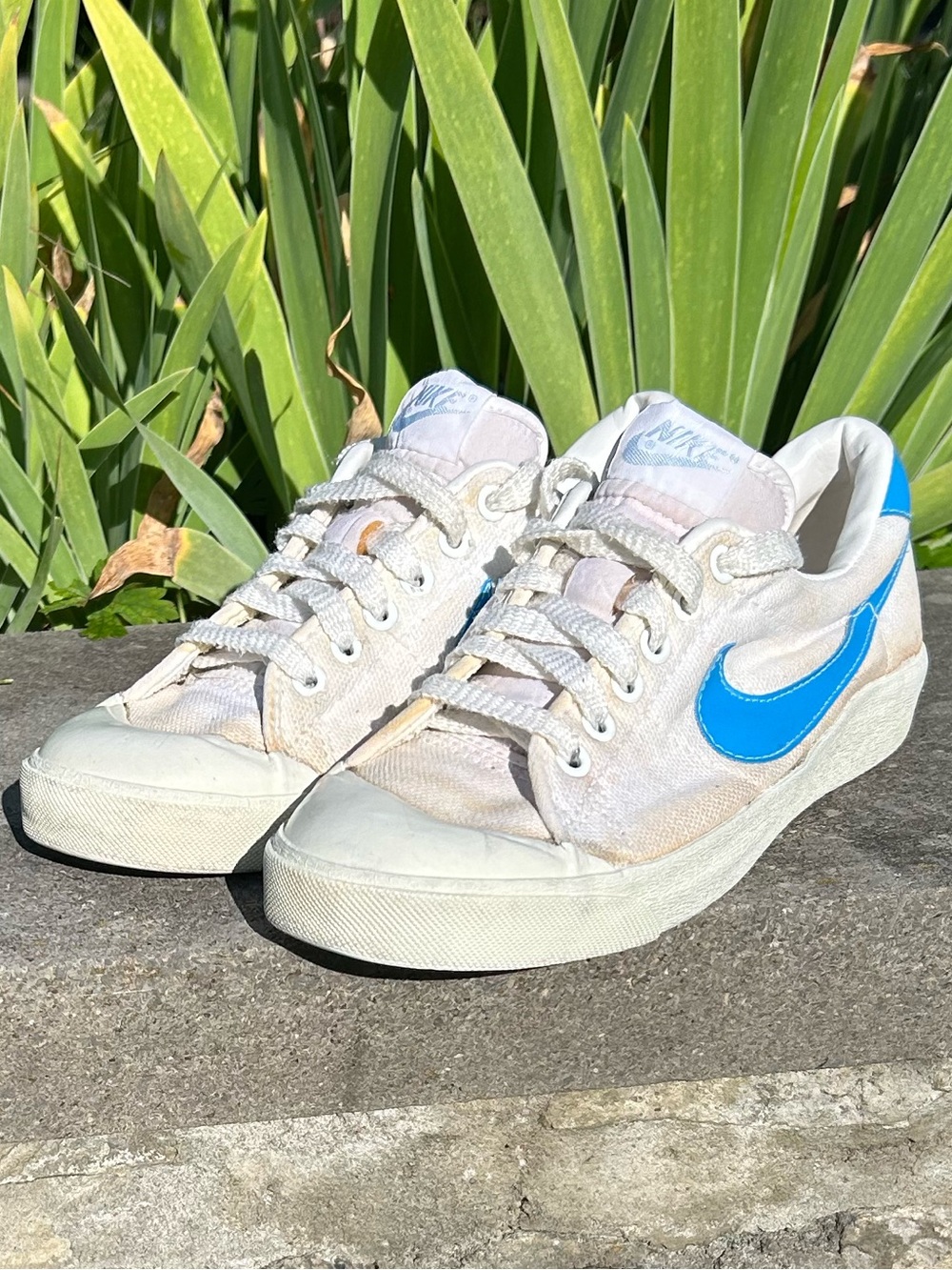 Vintage 1981 Nike Blazer All Court Tennis Canvas Shoes Sneakers low-top 810406HT